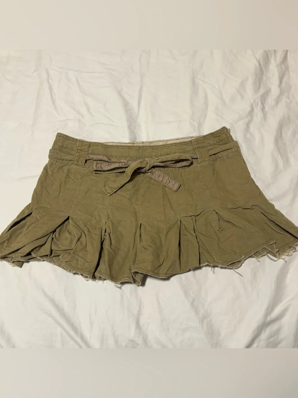 American Eagle Khaki Mini Skirt